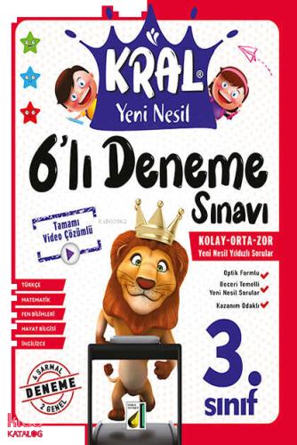 Kral Yeni Nesil 6’lı Deneme Sınavı (3. Sınıf)