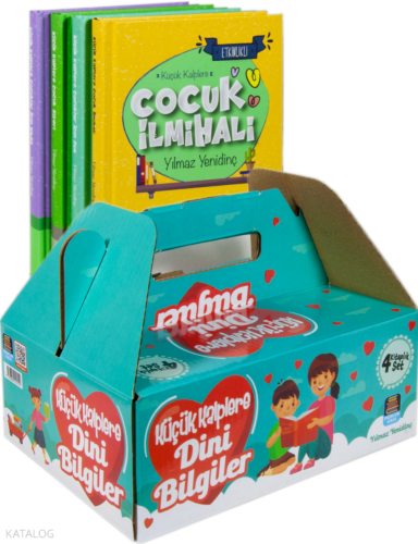 Küçük Kalplere Dini Bilgiler (4 Kitaplık Set - Kutulu)