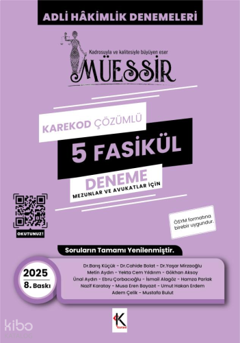 Kuram Kitap Müessir Adli Hakimlik Denemeleri - 2025 Karekod Cözümlü