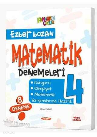 Kurmay Yayınları Fenomen Çocuk 4. Sınıf Ezber Bozan Matematik Denemele