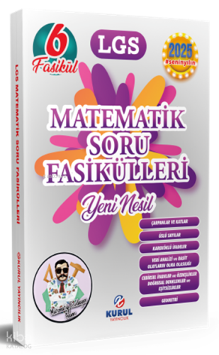 Kurul Yayıncılık 2025 8.Sınıf LGS Matematik Soru Fasikülleri Seti