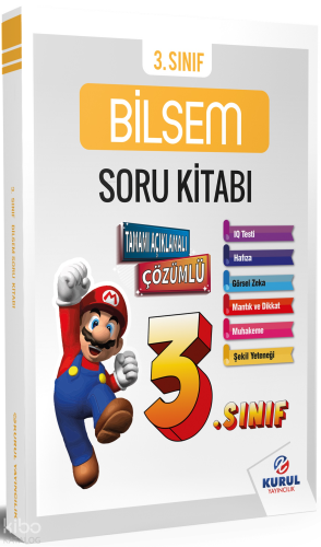Kurul Yayıncılık 2026 3.sınıf Bilsem Çözümlü Soru Kitabı