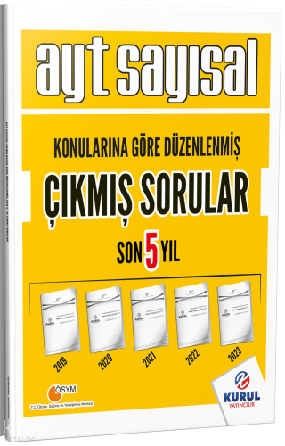 Kurul Yayıncılık AYT Sayısal Son 5 Yıl Konularına Göre Çıkmış Sorular
