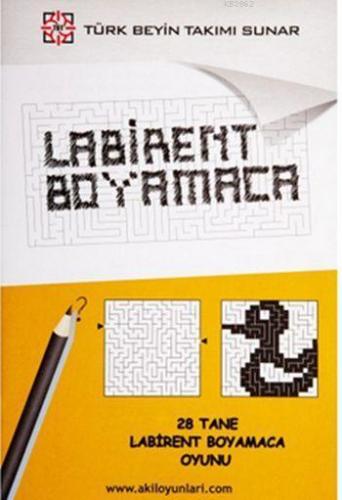 Labirent Boyamaca Tek Renk