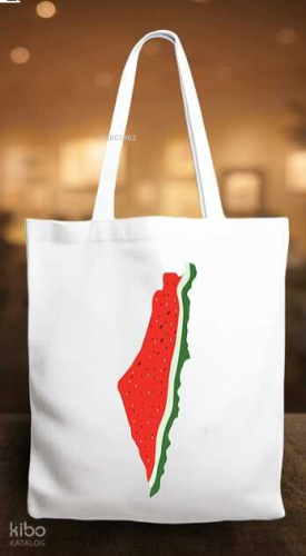 Lamine Ham Bez Çanta İslami Motifli - Filistin Haritası