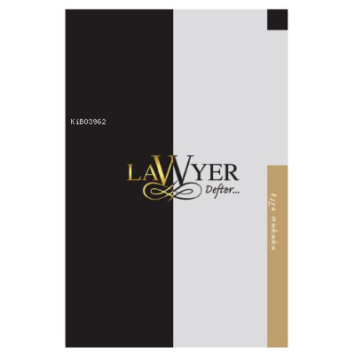 Lawyer Defter - Eşya Hukuku Notlu Öğrenci Defteri