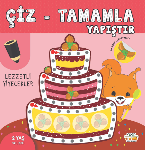 Lezzetli Yiyecekler - Çiz - Tamamla - Yapıştır