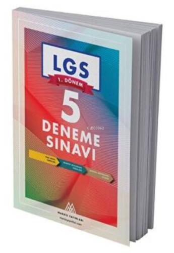 LGS 1. Dönem 5 Deneme Sınavı Marsis Yayınları