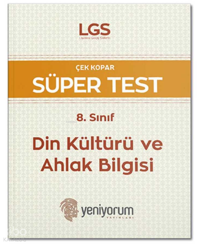 LGS Çek Kopar Süper Test 8. Sınıf Din Kültürü ve Ahlak Bilgisi