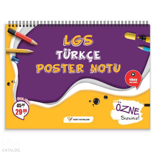LGS Türkçe Poster Notu