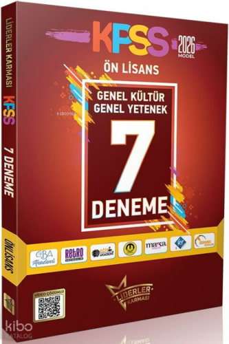 Liderler Karması KPSS Önlisans Genel Yetenek-Genel Kültür 7 Deneme