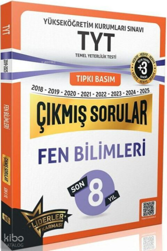 Liderler Karması TYT Fen Bilimleri Son 8 Yıl Çıkmış Sorular