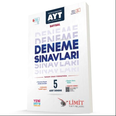 Limit Ayt Sayısal 5'Li Deneme Seti