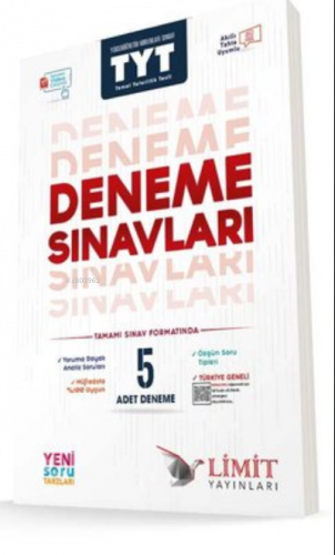 Limit Tyt 5'Li Deneme Seti
