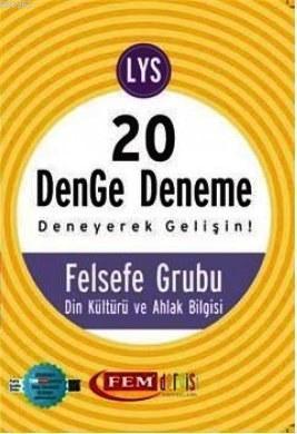 LYS Felsefe Grubu, Din Kültürü ve Ahlak Bilgisi 20 Denge Deneme Sınavı; Deneyerek Gelişin