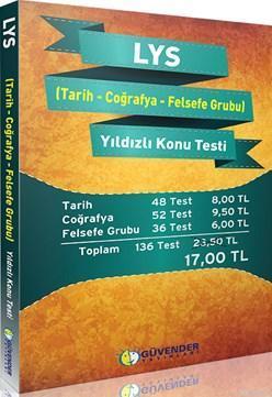 Lys Yıldızlı Konu Testi; Tarih Coğrafya Felsefe