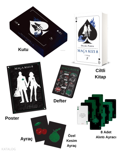 Maça Kızı 8 - 5. Kitap (Ciltli - Kutu)