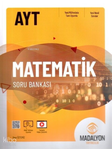 Madalyon Yayınları AYT Matematik Soru Bankası