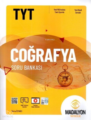 Madalyon Yayınları TYT Coğrafya Soru Bankası