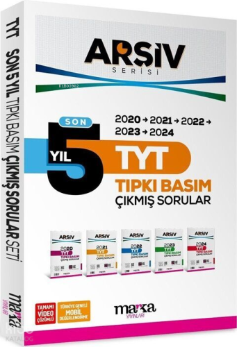 Marka Son 5 Yıl Tyt Arşiv Serisi Tıpkı Basım Fasikül Fasikül Çıkmış So
