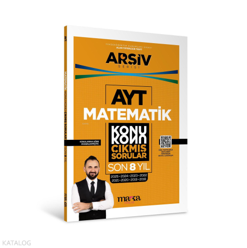 Marka Yayınları AYT Matematik Çıkmış Sorular Konu Konu Son 8 Yıl Tıpkı Basım Arşiv Serisi