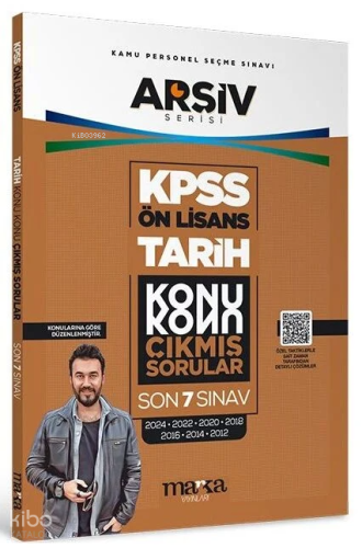 Marka Yayınları KPSS Ön Lisans Tarih Konu Konu Çıkmış Sorular Son 7 Sınav - 2024 Dahil