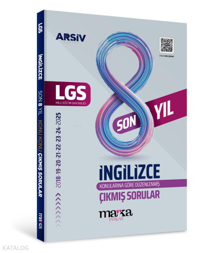 Marka Yayınları LGS İngilizce Konu Konu Çıkmış Sorular Son 8 Yıl