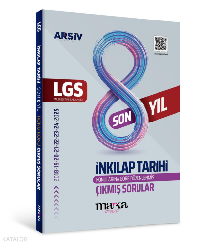 Marka Yayınları LGS İnkilap Konu Konu Çıkmış Sorular Son 8 Yıl
