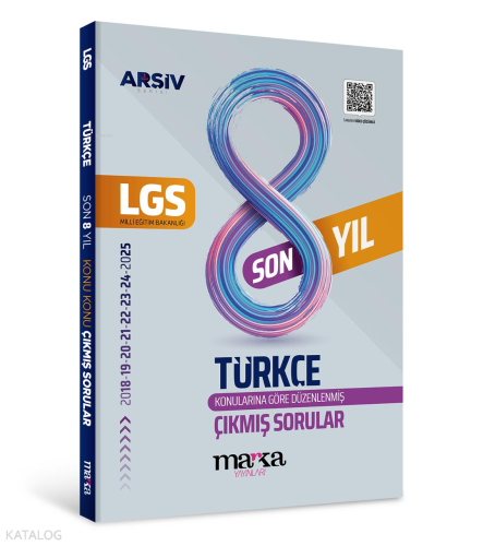 Marka Yayınları LGS Türkçe Konu Konu Çıkmış Sorular Son 8 Yıl