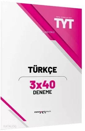 Marka Yayınları TYT Türkçe 3x40 Deneme Marka Yayınları