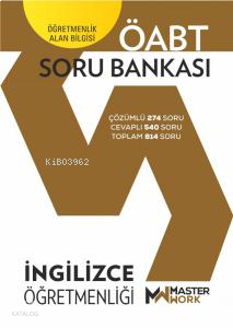MasterWork ÖABT - İngilizce Öğretmenliği Soru Bankası