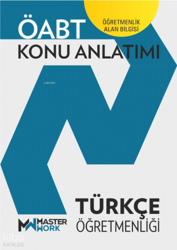MasterWork ÖABT - Türkçe Öğretmenliği Konu Anlatımı