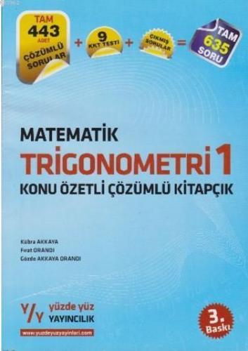 Matematik Trigonometri 1; Konu Özetli Çözümlü Kitapçık