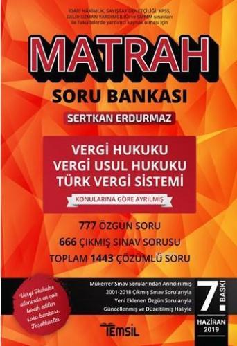 Matrah Vergi Hukuku Vergi Usul Hukuku ve Türk Vergi Sistemi Çözümlü So