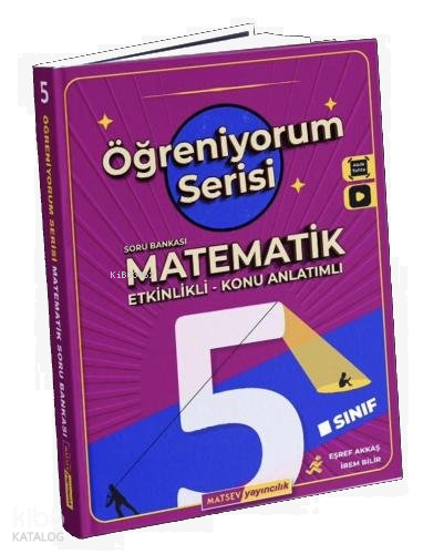 Matsev 5. Sınıf Matematik Soru Bankası Öğreniyorum Serisi