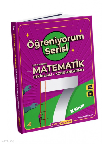 Matsev Yayınları 7. Sınıf Matematik Öğreniyorum Konu Anlatımlı Soru Bankası