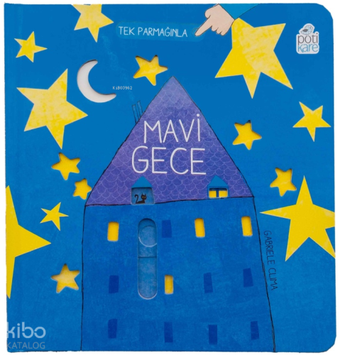 Mavi Gece - Hareketli Bebek Kitabı (Ciltli)