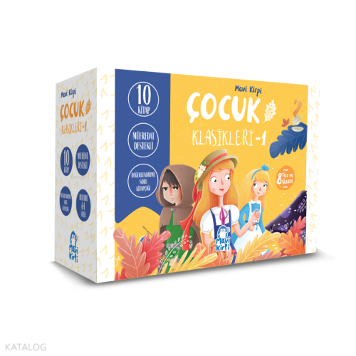 Mavi Kirpi Çocuk Klasikleri 1 Set (10 Kitap)