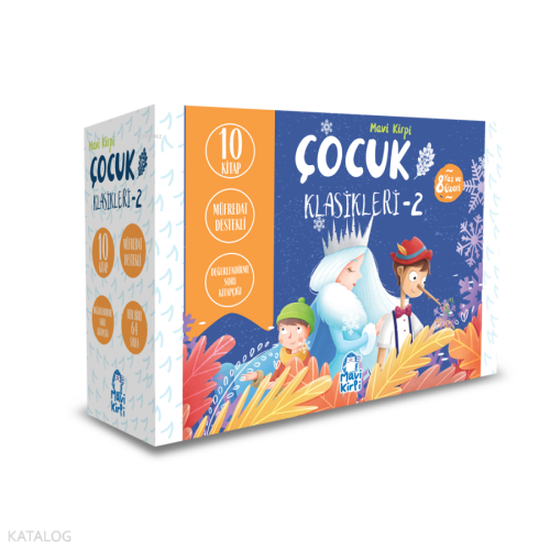 Mavi Kirpi Çocuk Klasikleri 2 Set (10 Kitap)