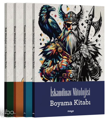 Maya Mitoloji Boyama Seti (4 Kitap)
