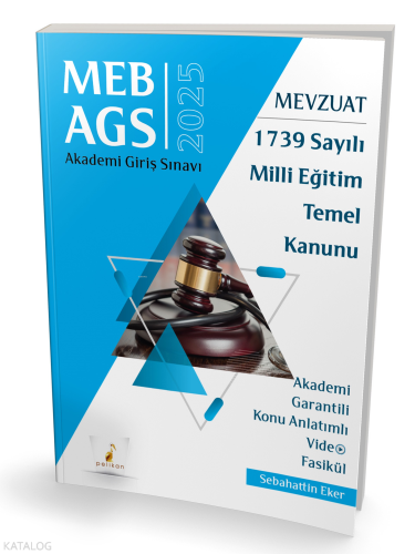 MEB - AGS Mevzuat Bilgisi 1739 Sayılı Milli Eğitim Temel Kanunu Konu Anlatımlı Video Fasikül