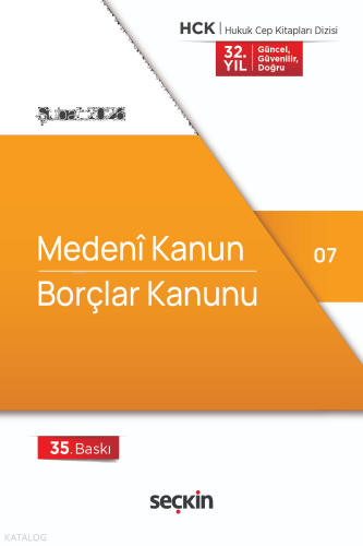 Medeni Kanun - Borçlar Kanunu