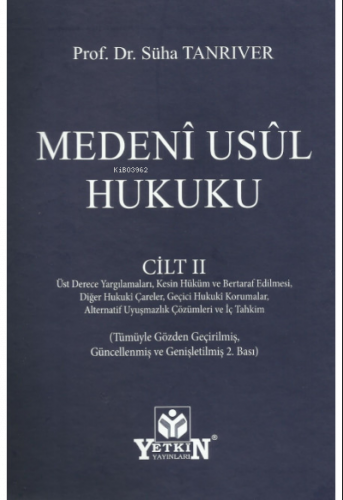 Medenî Usûl Hukuku Cilt II