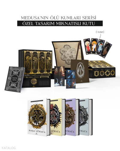 Medusa’nın Ölü Kumları Serisi – Hediyeli Mıknatıslı Kutu