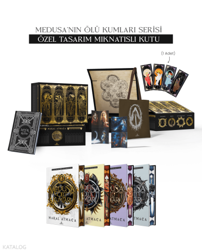 Medusa’nın Ölü Kumları Serisi – Hediyeli Yan Boyamalı Mıknatıslı Kutu