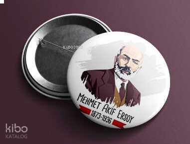 Mehmet Akif İslami İğneli Rozet