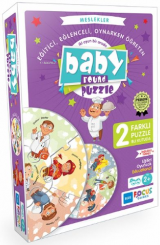 Meslekler / Baby Round - Puzzle  ( BF075 )
