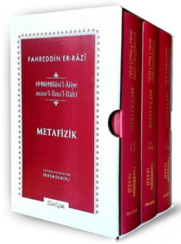 Metafizik: el-Metalibü'l - Aliye Seti - 3 Kitap Takım - Kutulu