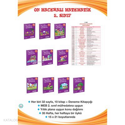 Metafor Yayınları 2. Sınıf On Maceralı Matematik (10 Kitap)
