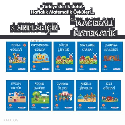 Metafor Yayınları On Maceralı Matematik (10 Kitap)